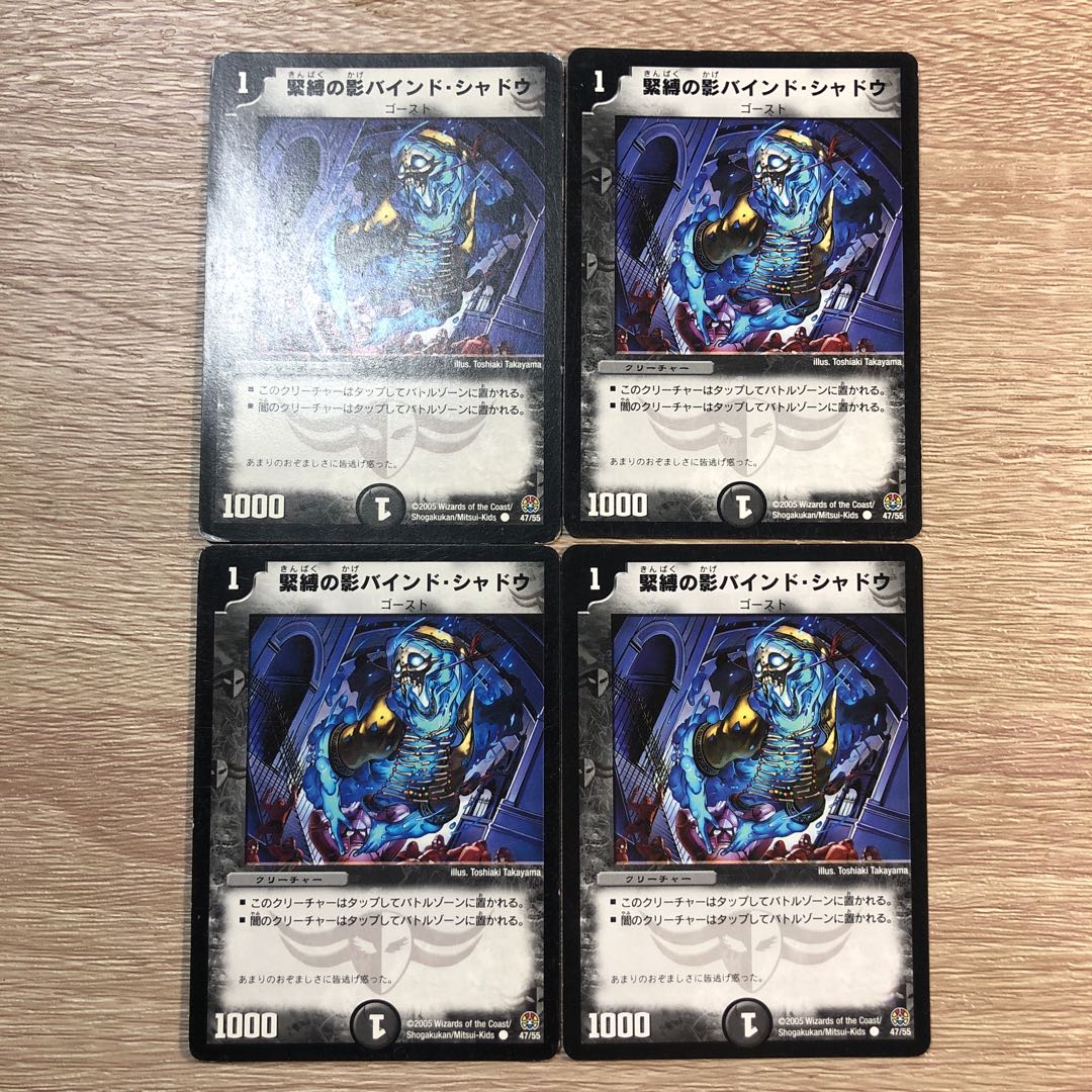 Set of 4 (①) Shadow bound shadow of bondage C 47/55