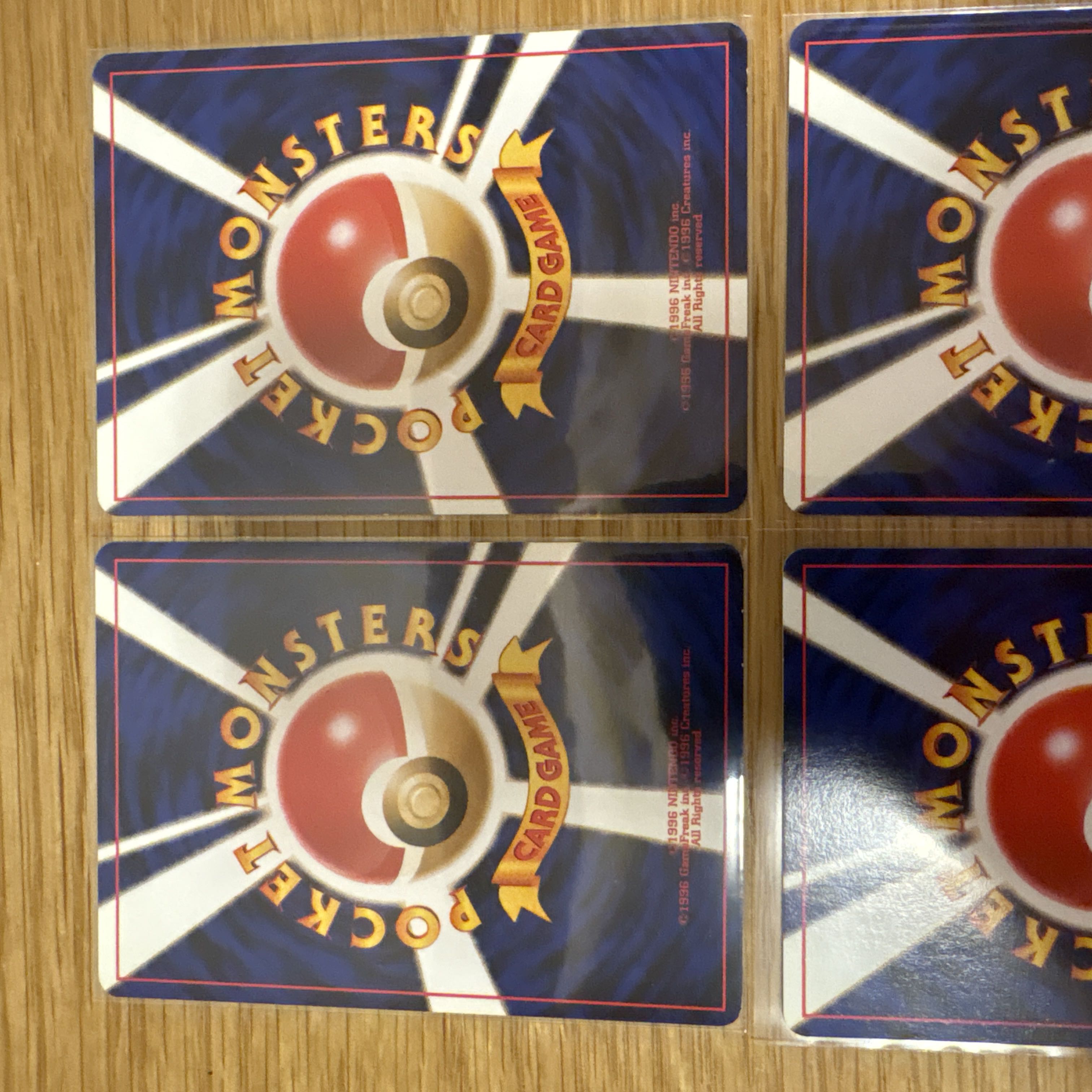 【旧裏まとめ売り】草ポケモン進化ラインセット｜当時物　レディアン　ポポッコ 4枚