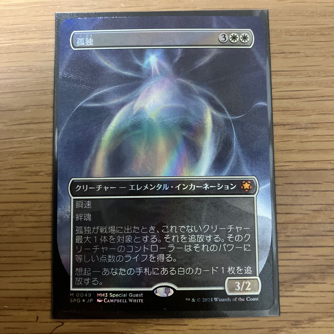 孤独　テクスチャー　foil 1枚