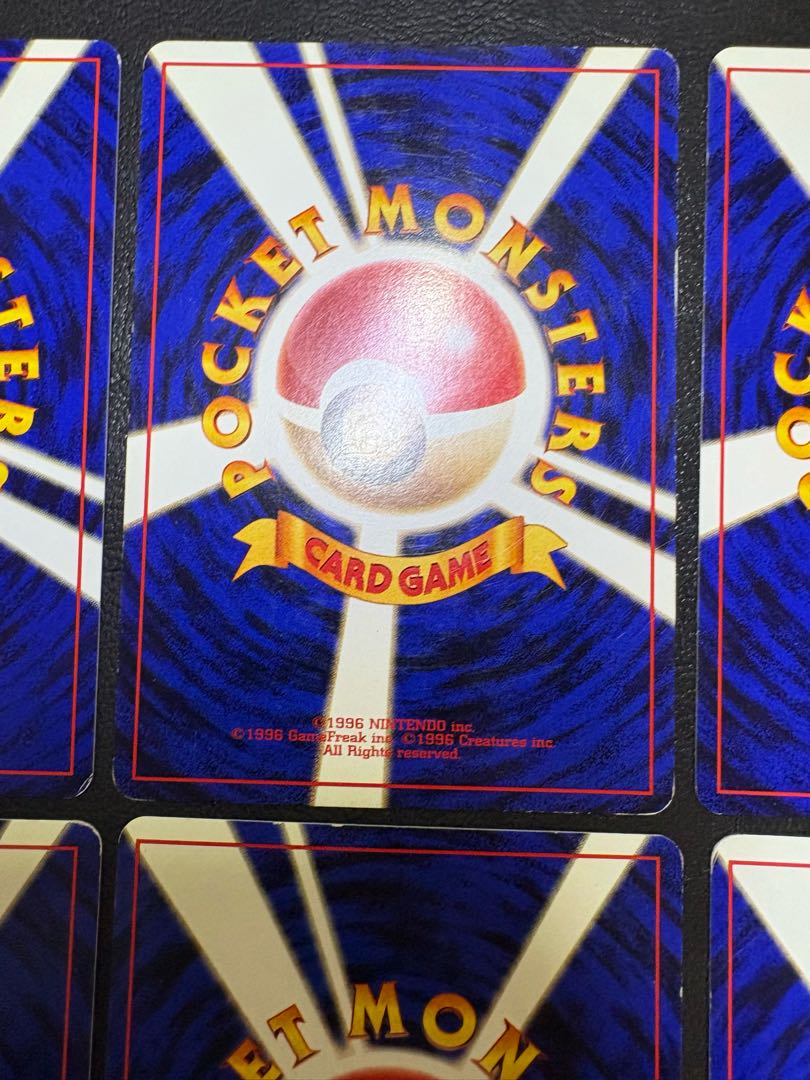 Natsume's Series/Normal Card Set Pokémon Cards Old Back