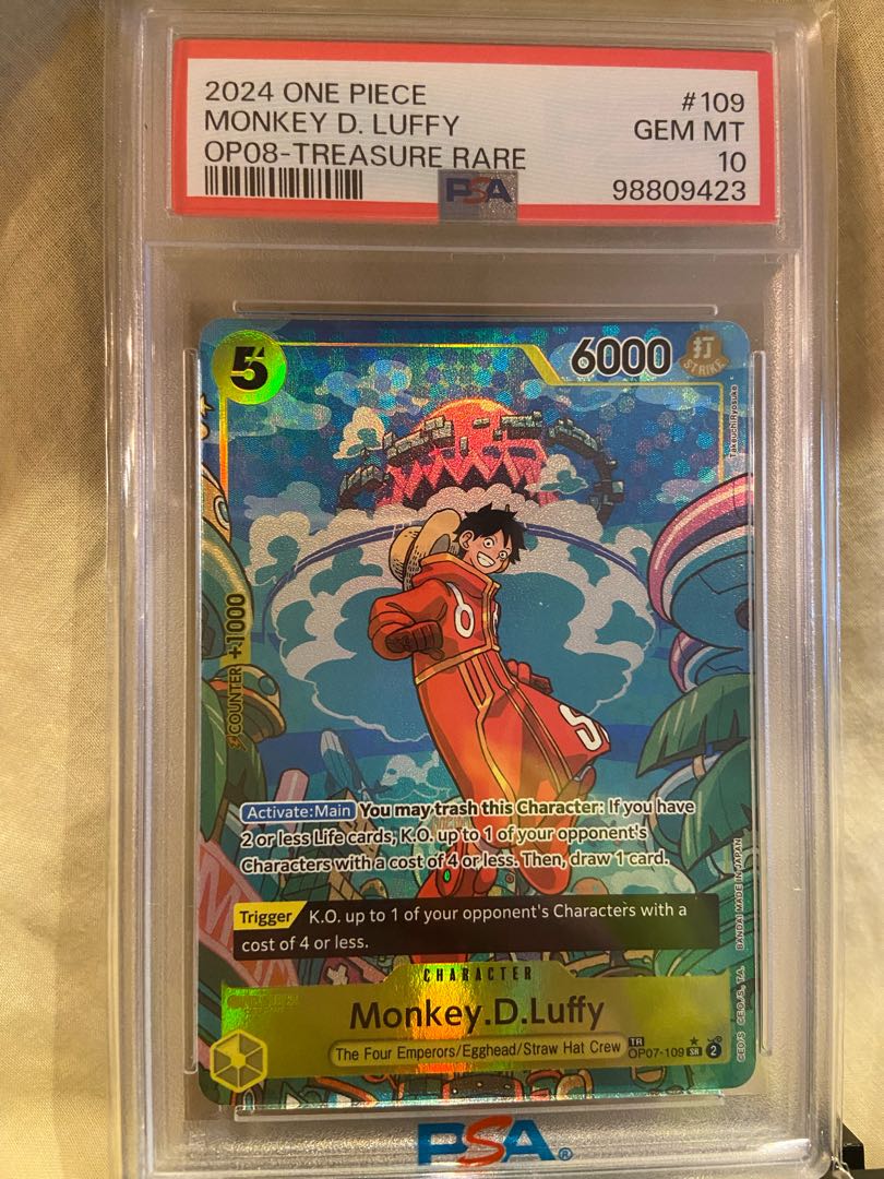 PSA10 ワンピースカードルフィトレジャーレア TR 英語版海外版