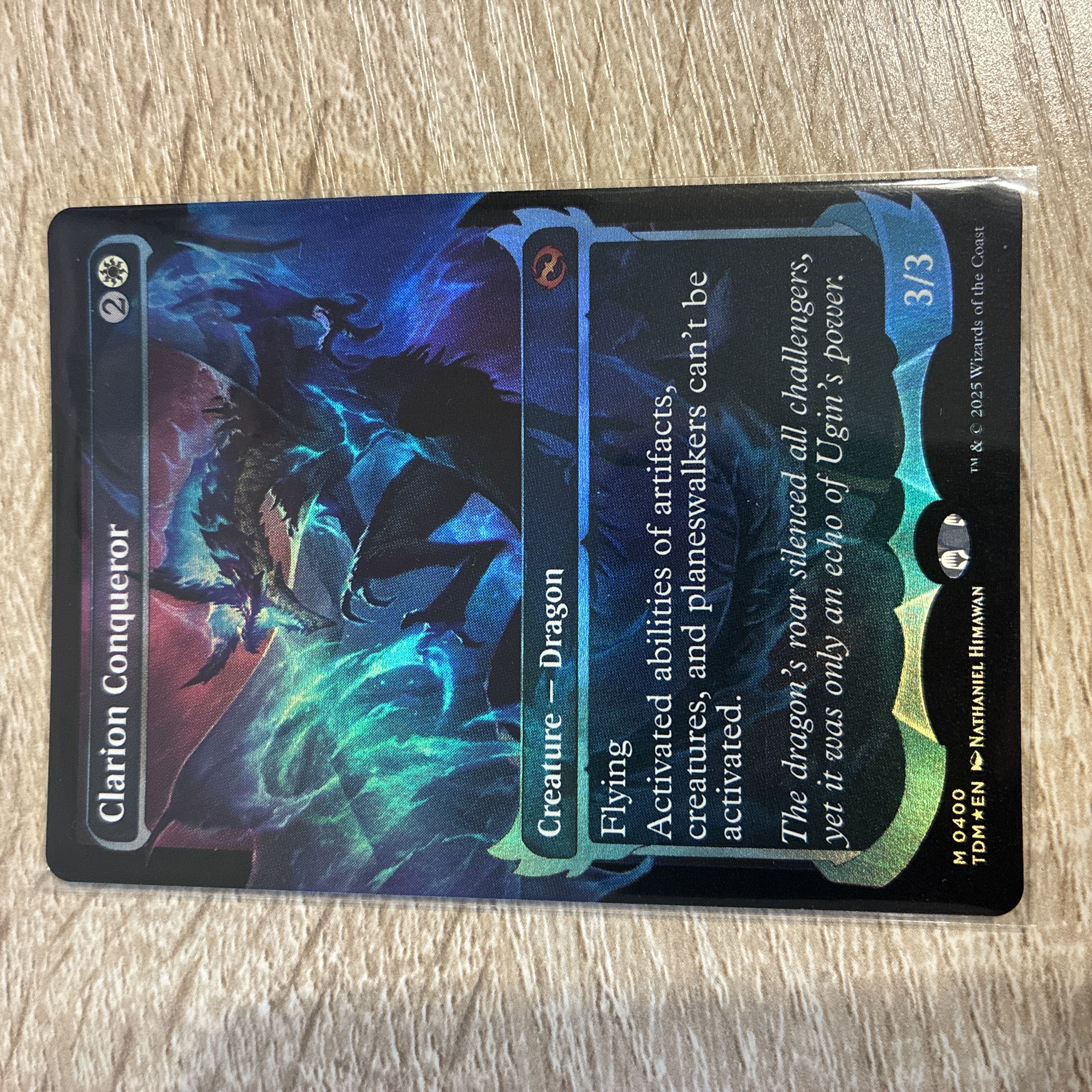 MTG Clarion Conqueror Foil 鳴り渡る龍哮の征服者 1枚