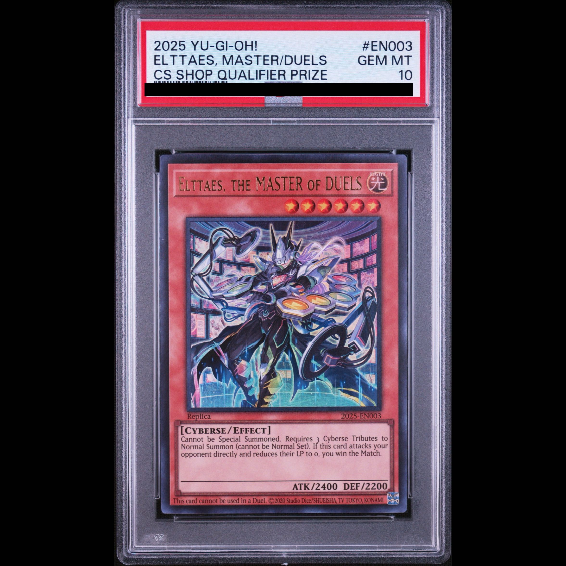 [PSA10] Elteis: The MASTER of DUEL [Ultra] {2025-EN003} 1枚