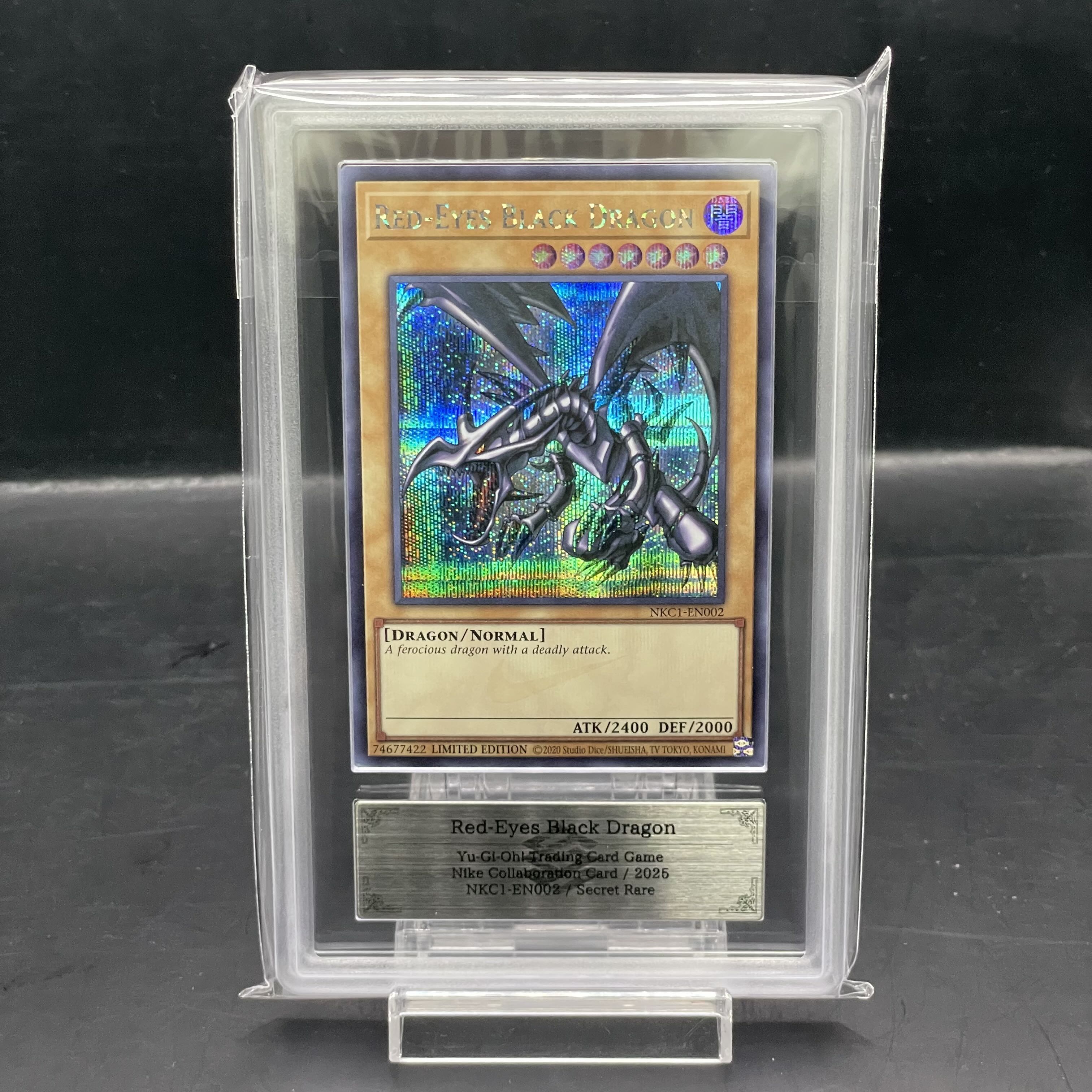 ARS10] Red-Eyes Black Dragon (English Version/Nike Logo) [Secret] {NKC1-EN002} 1 copy 1枚