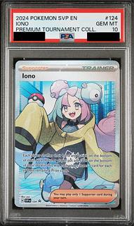 お待たせ! PSA10】ナンジャモ(Iono/SR仕様/英語版)【P】124 [SV-P]の通販 ポケモンカードゲーム