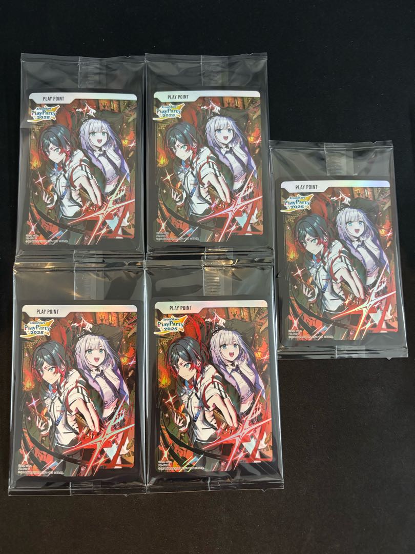 Xross Stars PlayParty2025 PP cards, set of 5 5枚