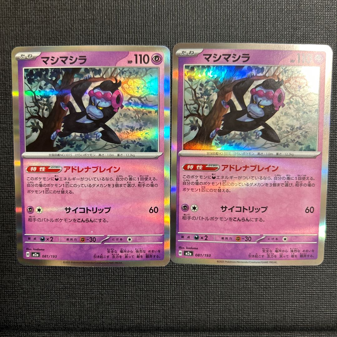 Mashimashira (R spec.) 081/193 2枚