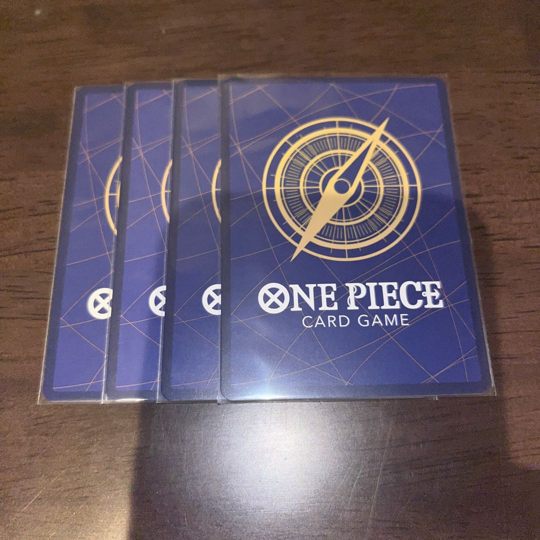 Beautiful, set of 4 Nami (Umi Pirate Flag Foil) P P-053