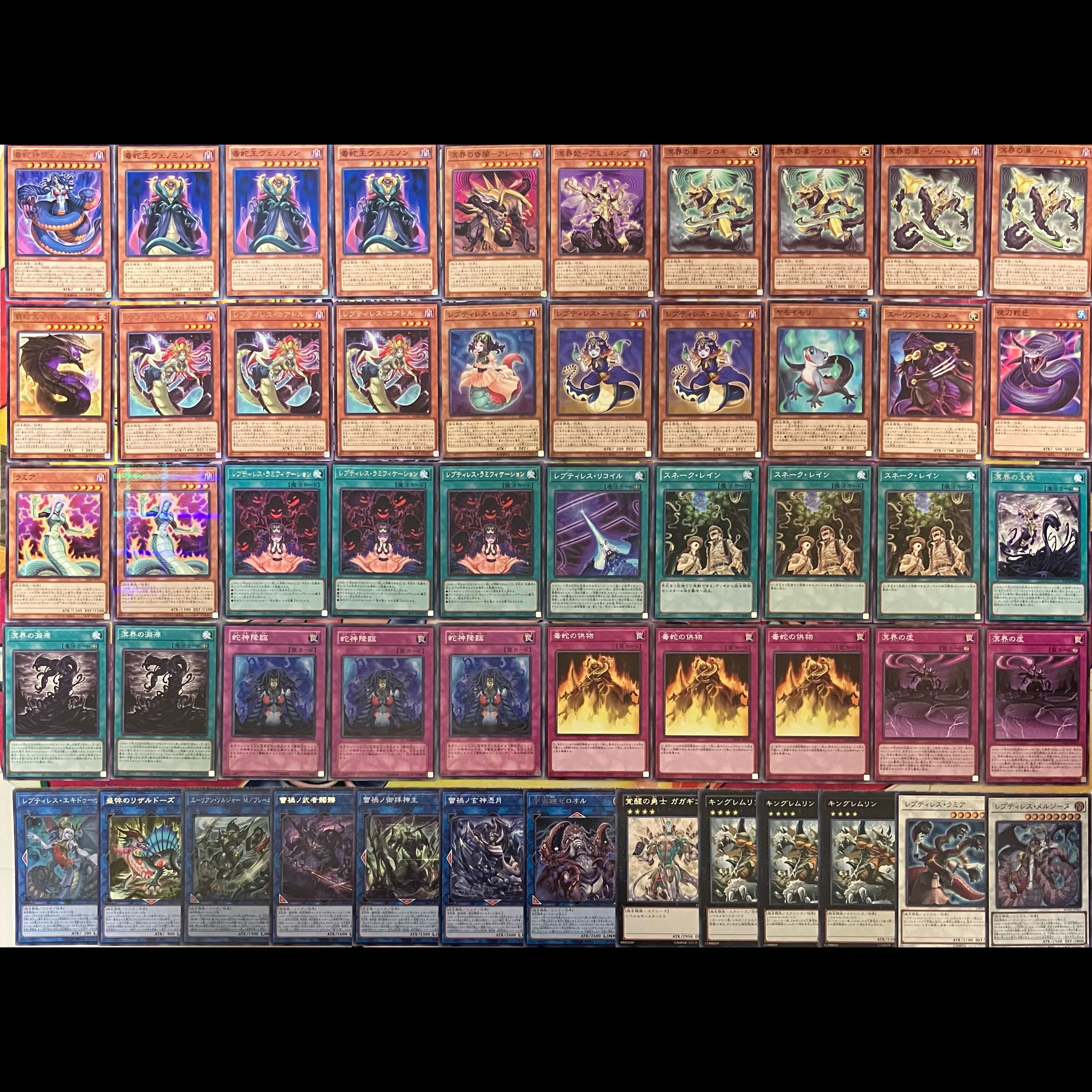 No.1516 ヴェノミナーガデッキ ヴェノムデッキ 遊戯王 Vennominaga deck 1枚