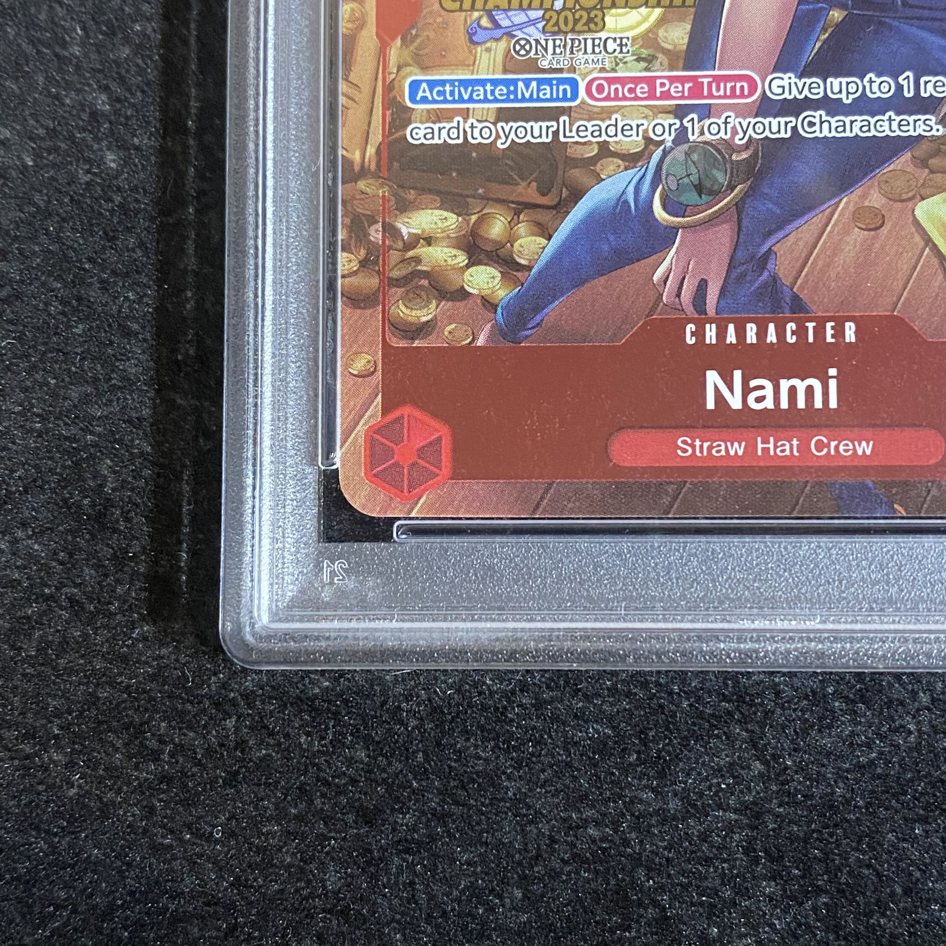 PSA10】ナミ C パラレル チャンピオンシップ2023 英語版 PROMO ST01 