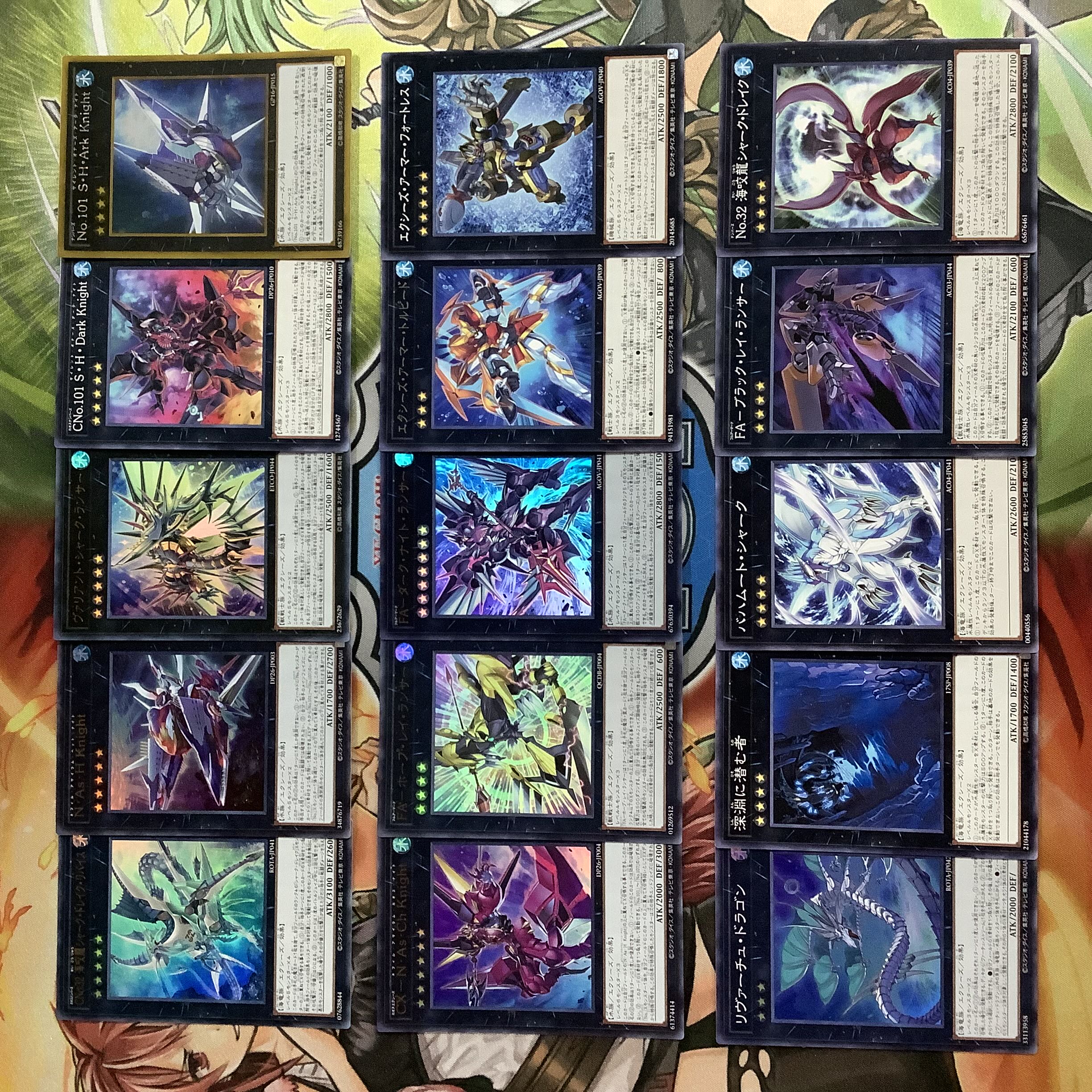 遊戯王 FAシャーク 構築済みデッキ EX有り スリーブ付き 本格構築 1枚