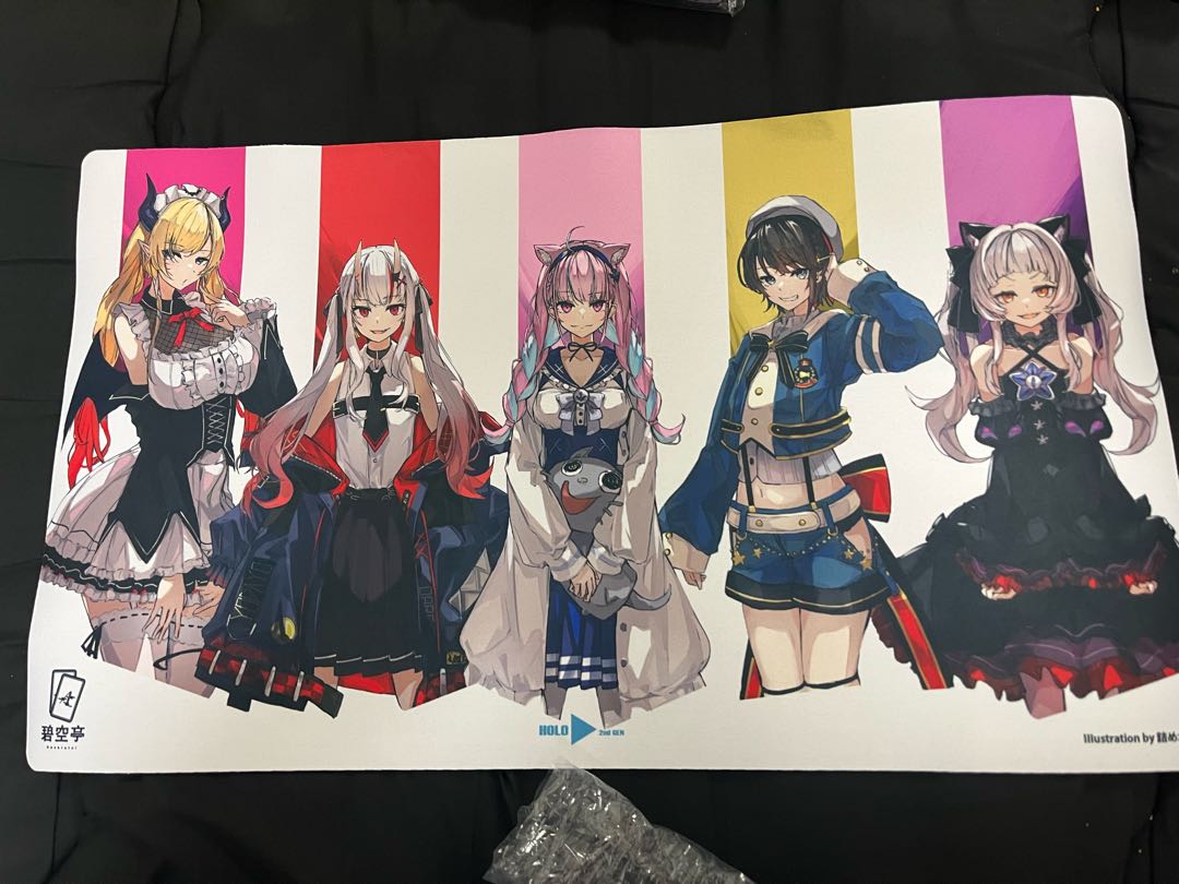 ホロライブ 2期生 プレイマット 湊あくあ 紫咲シオン 百鬼あやめ ホロライブ 2期生 プレイマット 湊あくあ 紫咲シオン 百鬼あやめ