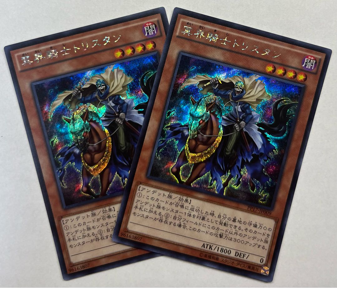 冥界騎士トリスタン シークレットレア 2枚セット シクの通販 