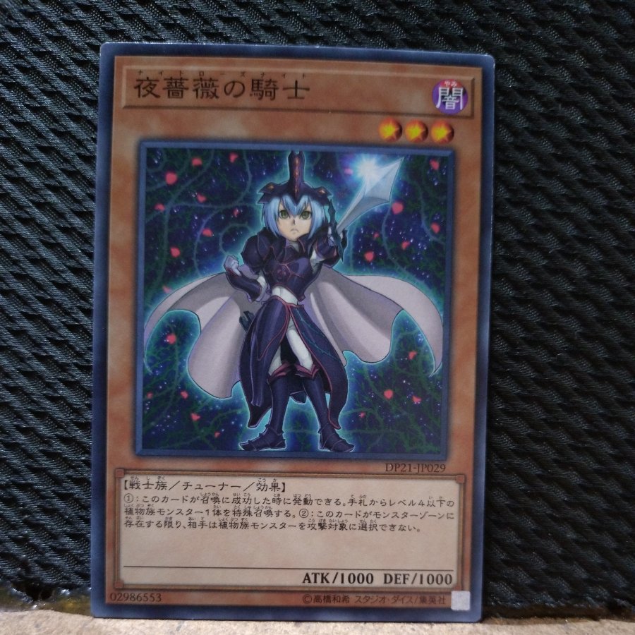 【ぽぽたん】遊戯王  6980  夜薔薇の騎士 ノーマル  1枚