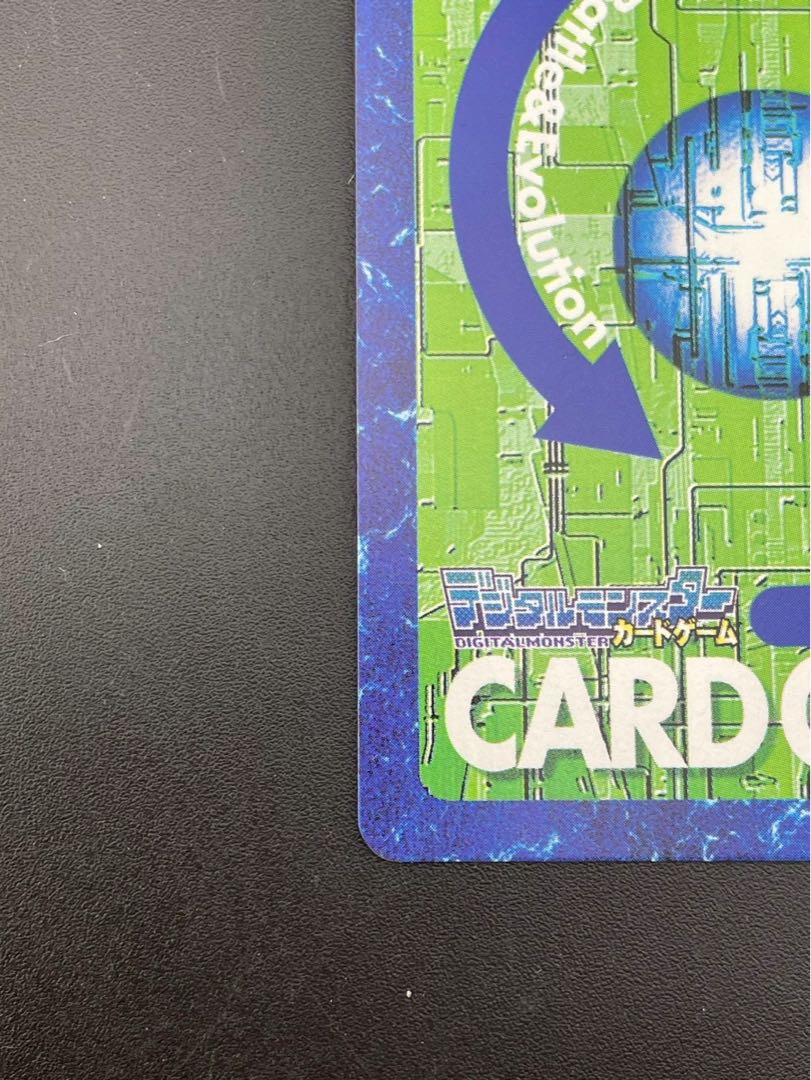 Used] Omegamon St-994 silver letters 2003 blue frame Digital Monster Card Game old Digimon cards BANDAI Treecards