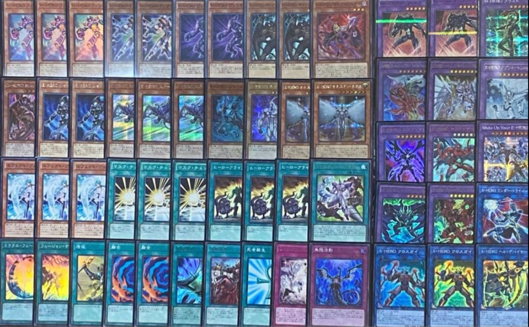 Full scale construction] Yu-Gi-Oh HERO Deck Rosaan 40 cards + EX 15 cards Hero