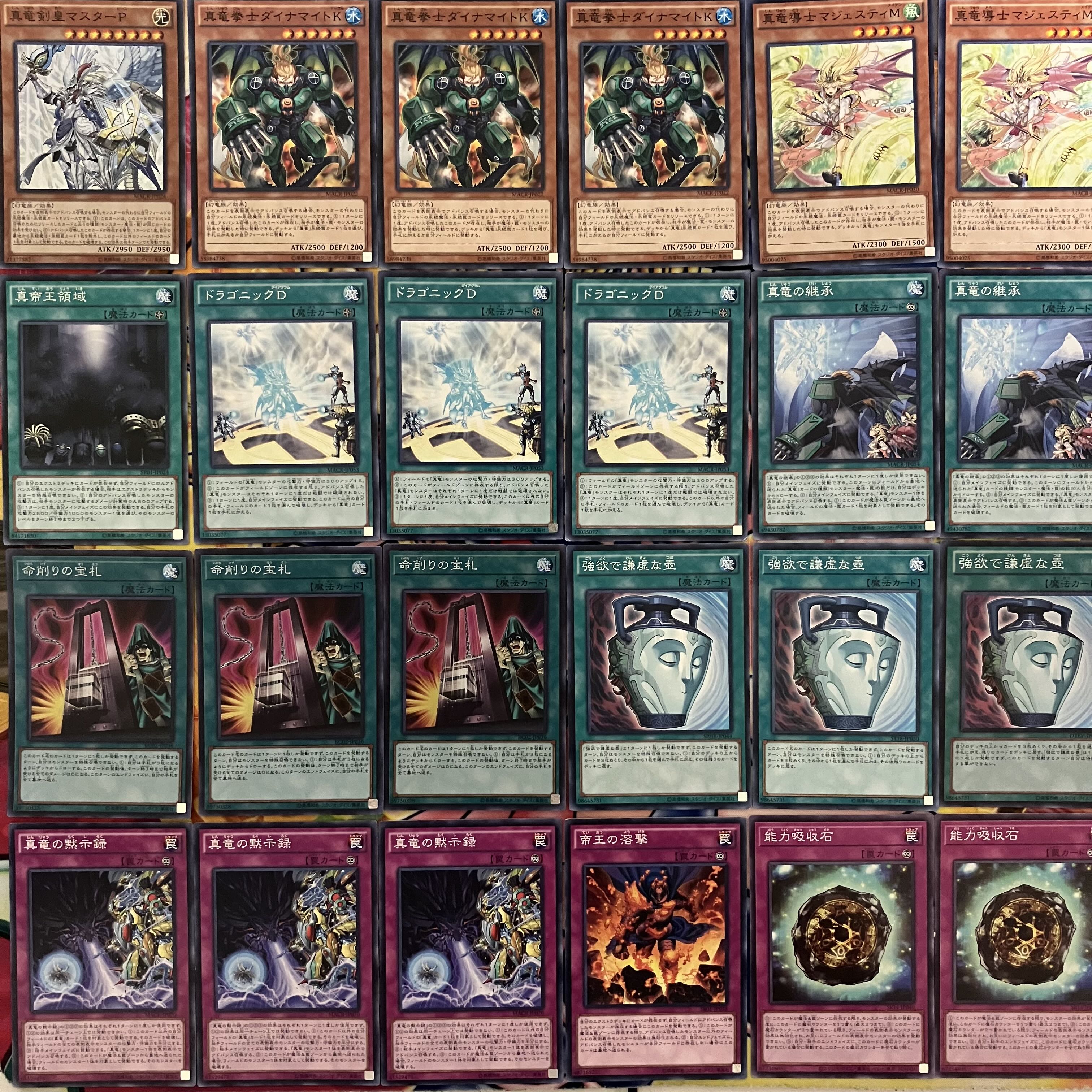 No.1387 命削り真竜デッキ 遊戯王 "True Draco" and/or "True King" deck