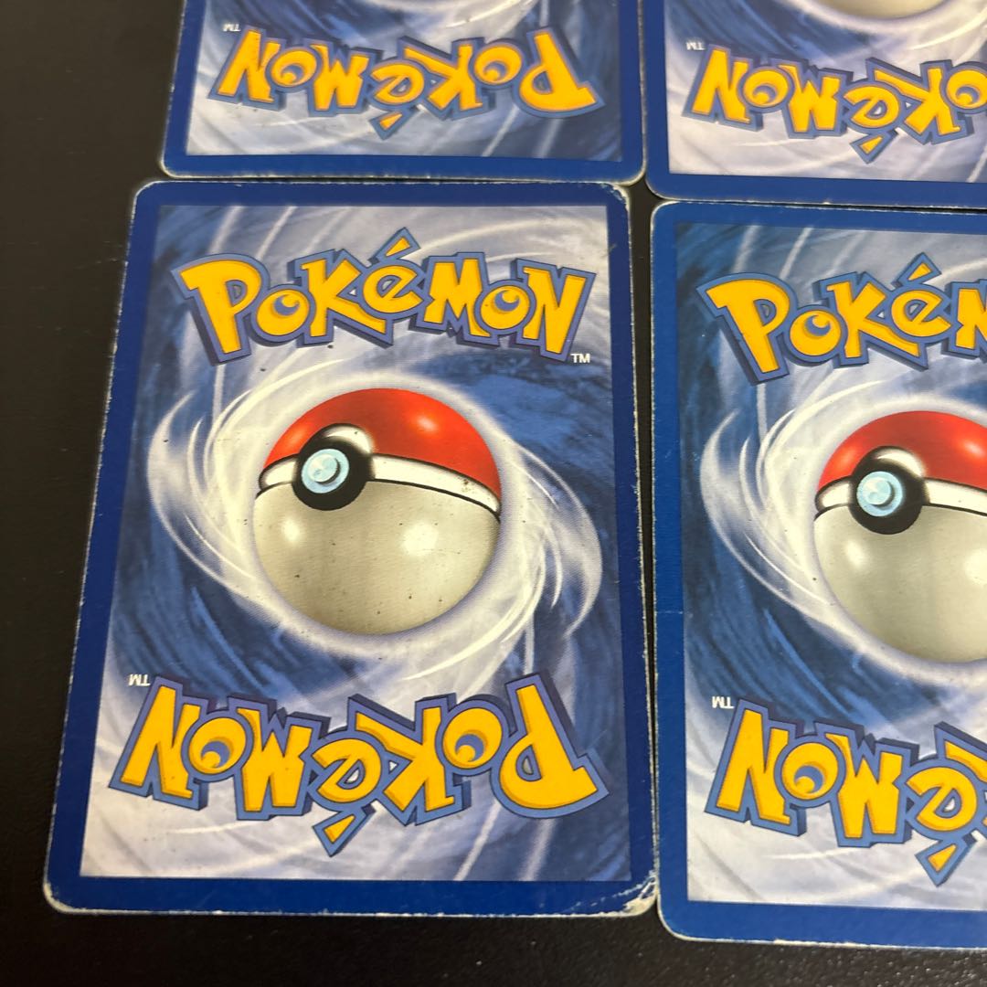 Pokémon cards old back, English version, set of 9 1枚