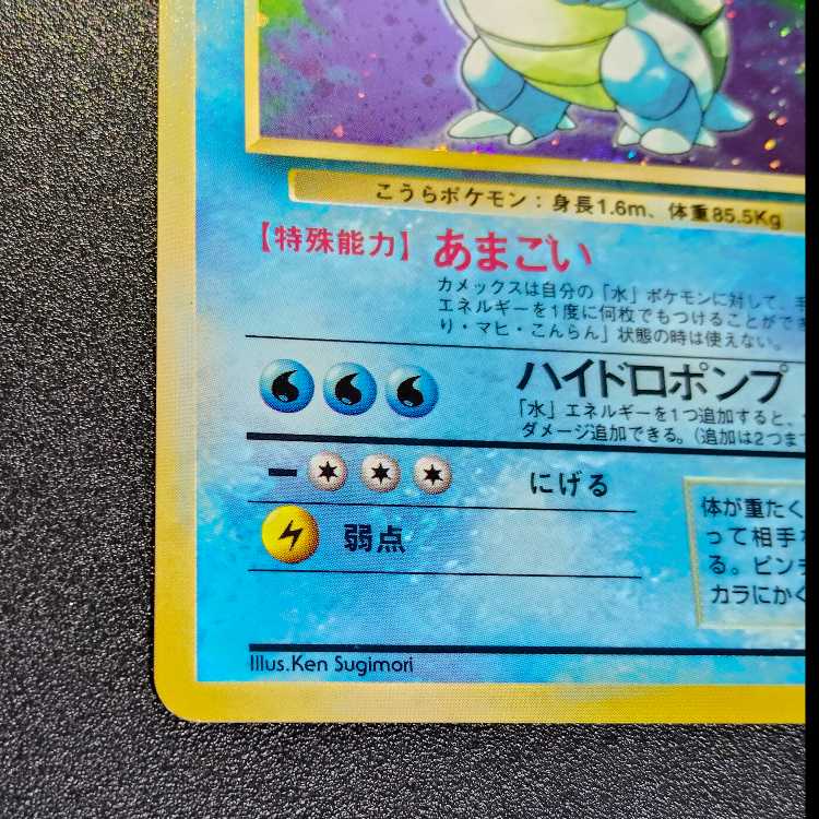Blastoise Old Back