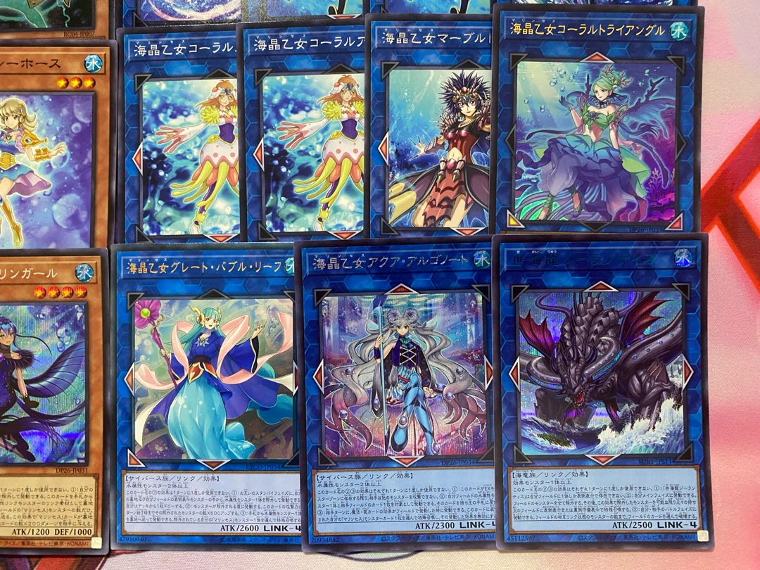 【大会仕様構築】遊戯王　構築済みデッキ　55枚　海晶乙女　マリンセス　本格ガチ 遊戯王 海晶乙女（マリンセス） 本格構築済みデッキの通販 ad