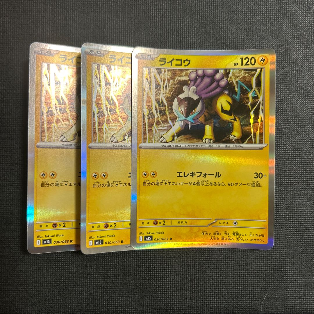 Raikou R 030/063 3枚