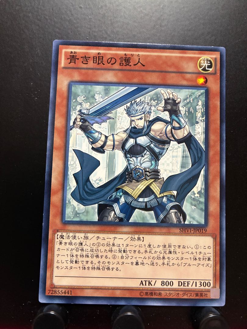 Yu-Gi-Oh Protector with Eyes of Blue