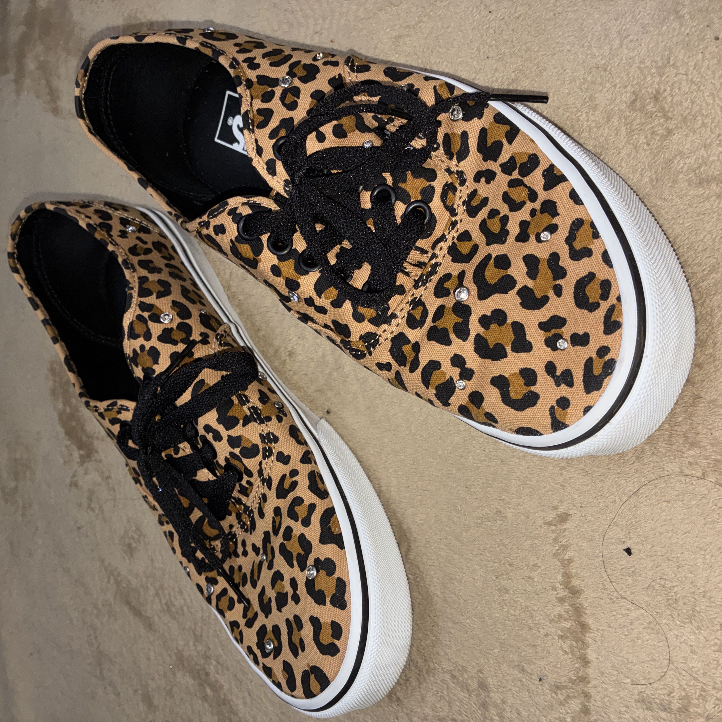 VANS Sneakers, Leopard Print, Rhinestones, 29.0 cm 29cm