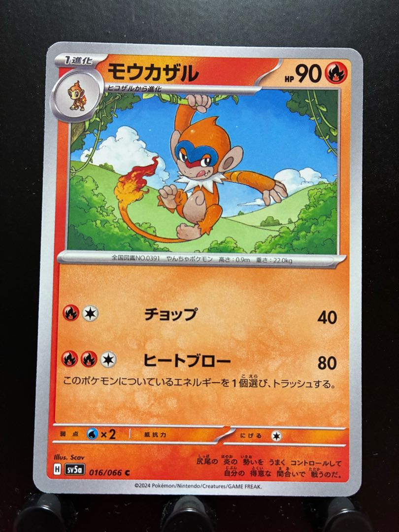 【楽々堂】ポケカ モウカザル