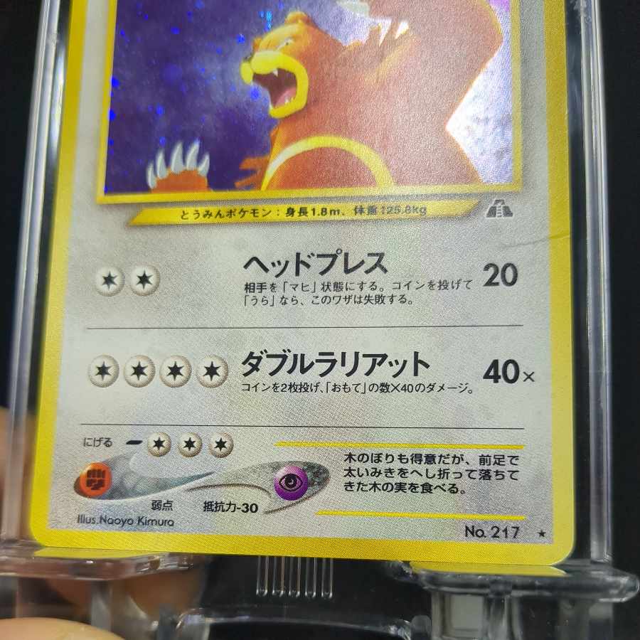 62 Ursaring Old Back Front EX Back EX