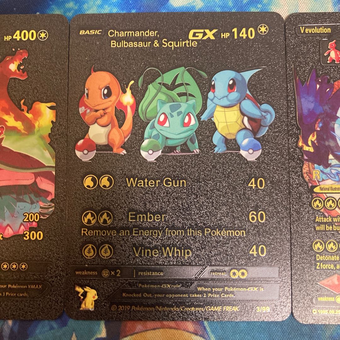 ポケモンカード ヒトカゲ ゼニガメ フシギダネ リザードン等 御三家 まとめ売り 3枚