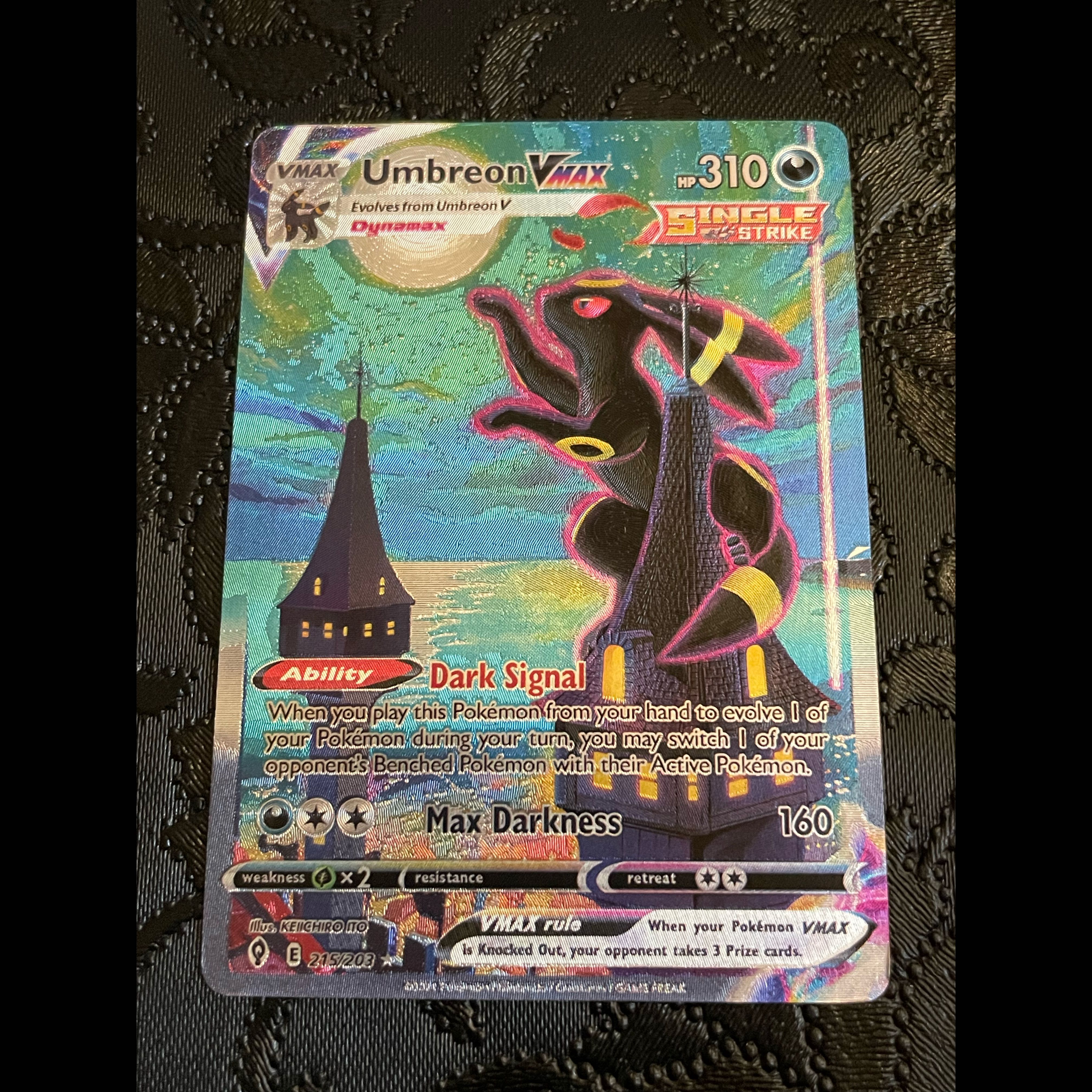 English Version for Display Umbreon VMAX HR 095/069 1枚