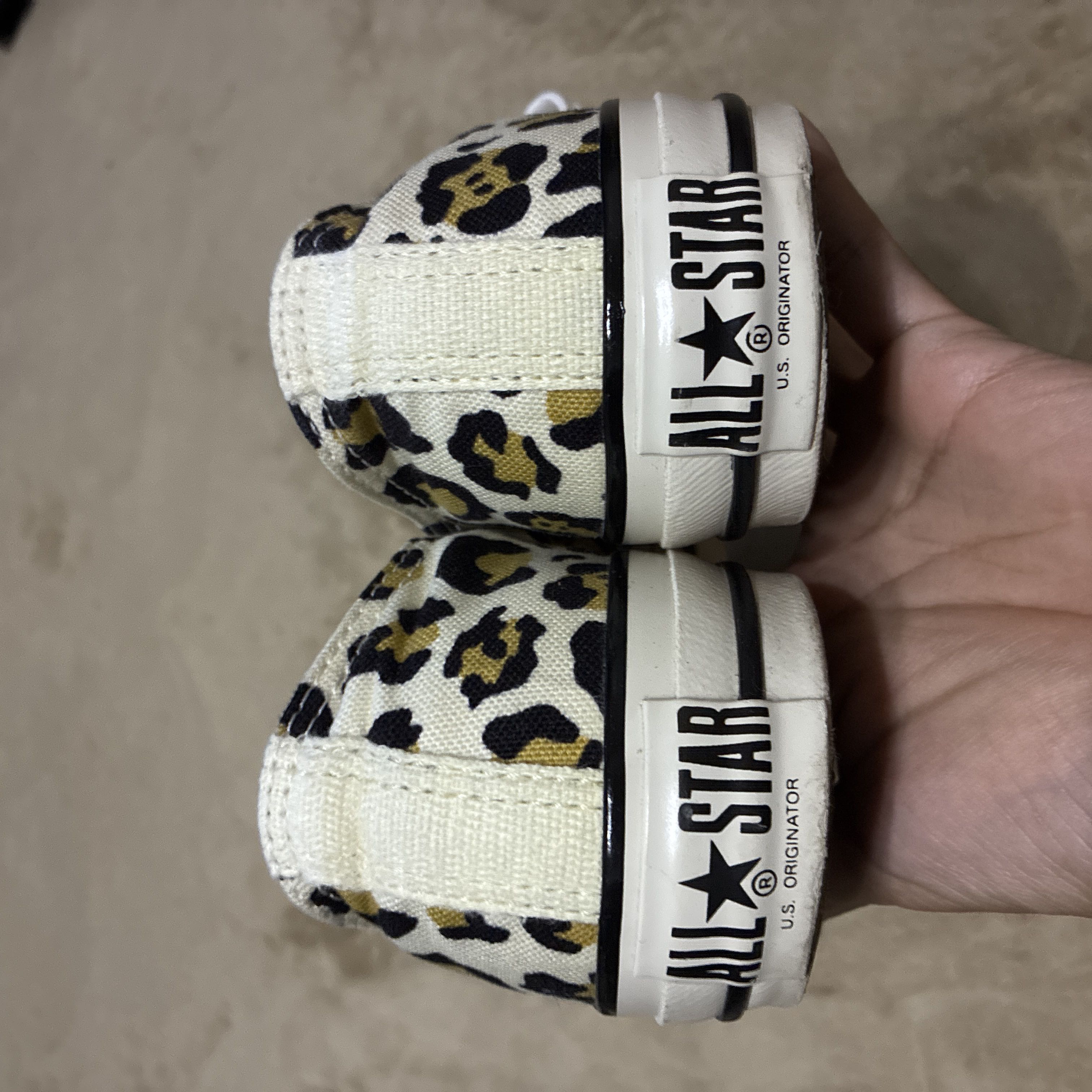 [Like-New] CONVERSE ALL STAR Leopard Low-Top 24.5 24.5cm