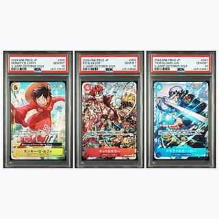 PSA10 One Piece VJump October - All Applicants Service - 3 consecutive tickets - Luffy 1枚