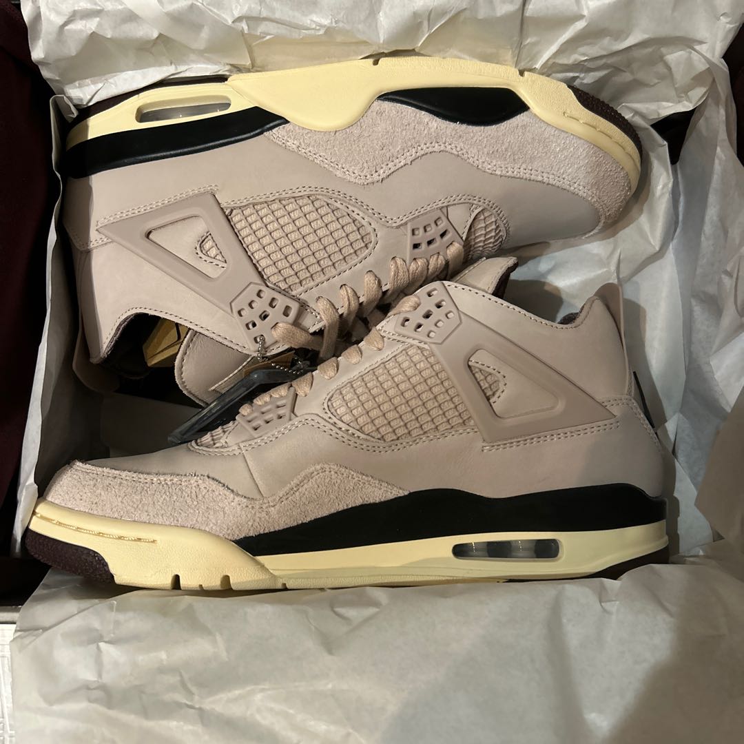 A Ma Maniere × Nike Women's Air Jordan 4 Retro OG SP "Fossil Stone/W.Y.W.S." 27cm