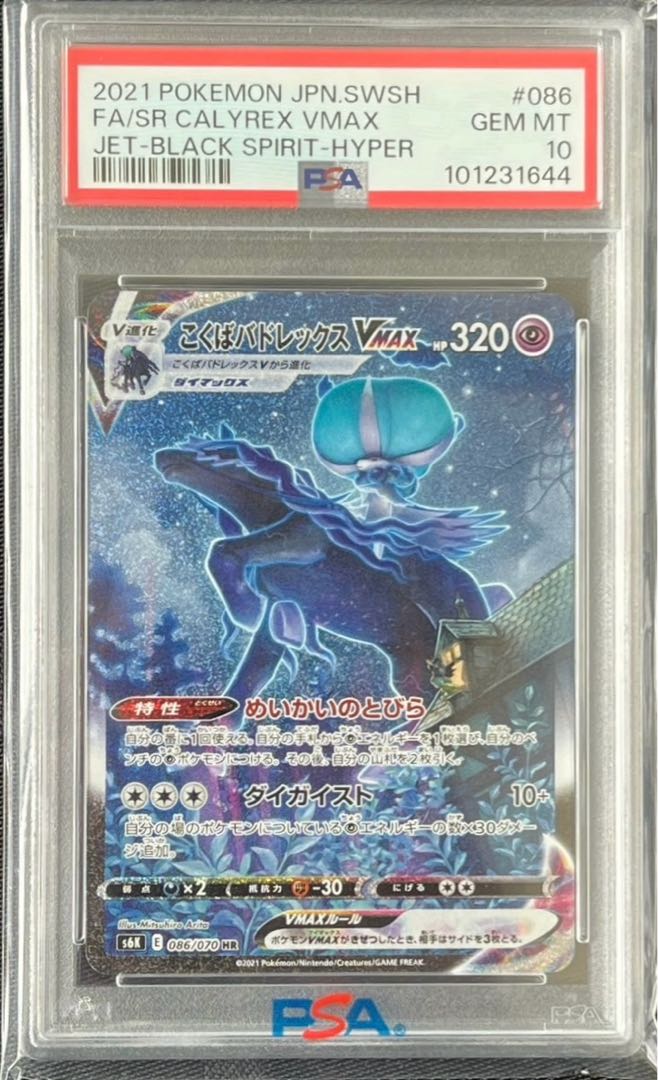 即発送値下げ中 【PSA10】こくばバドレックスVMAX HR 086/070