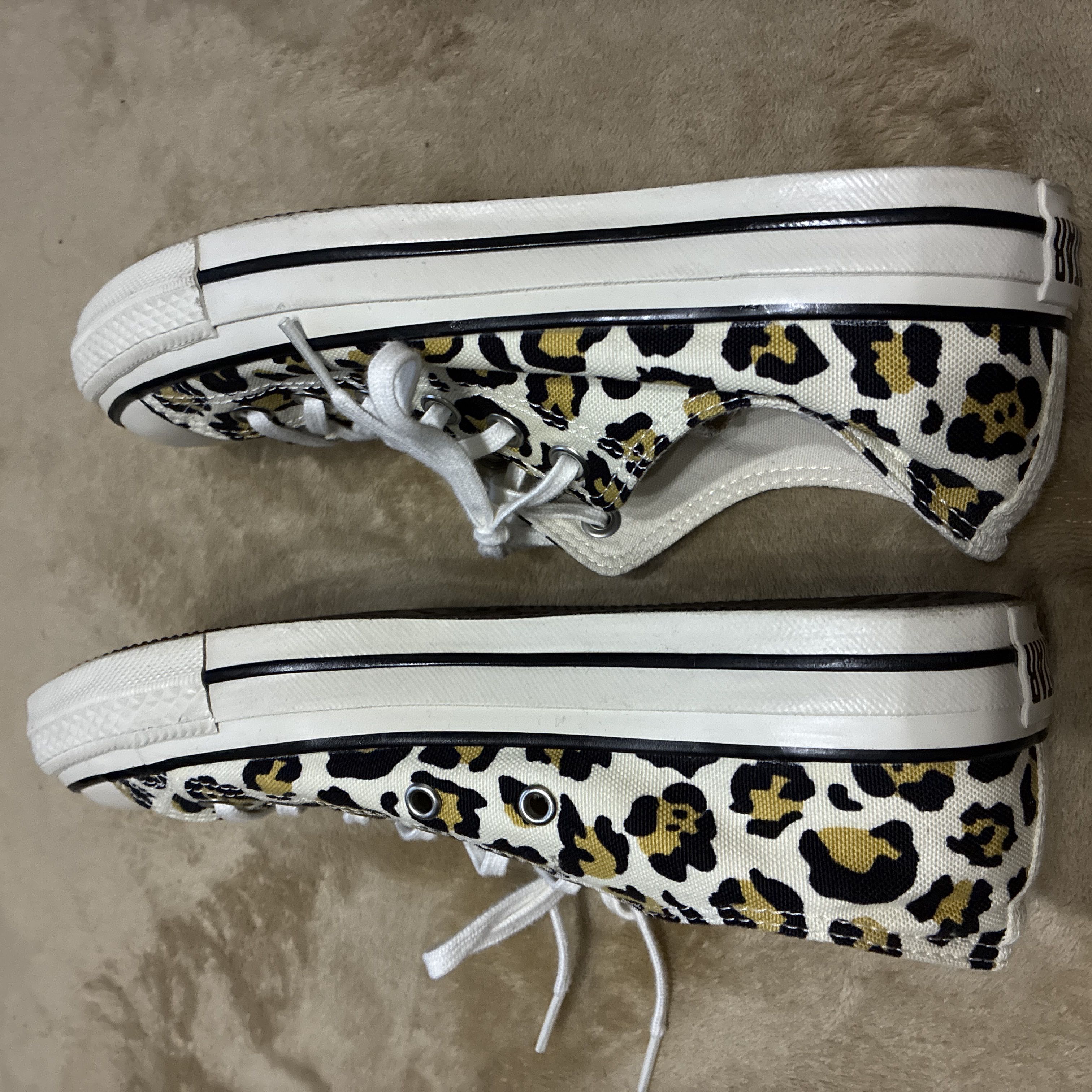 [Like-New] CONVERSE ALL STAR Leopard Low-Top 24.5 24.5cm