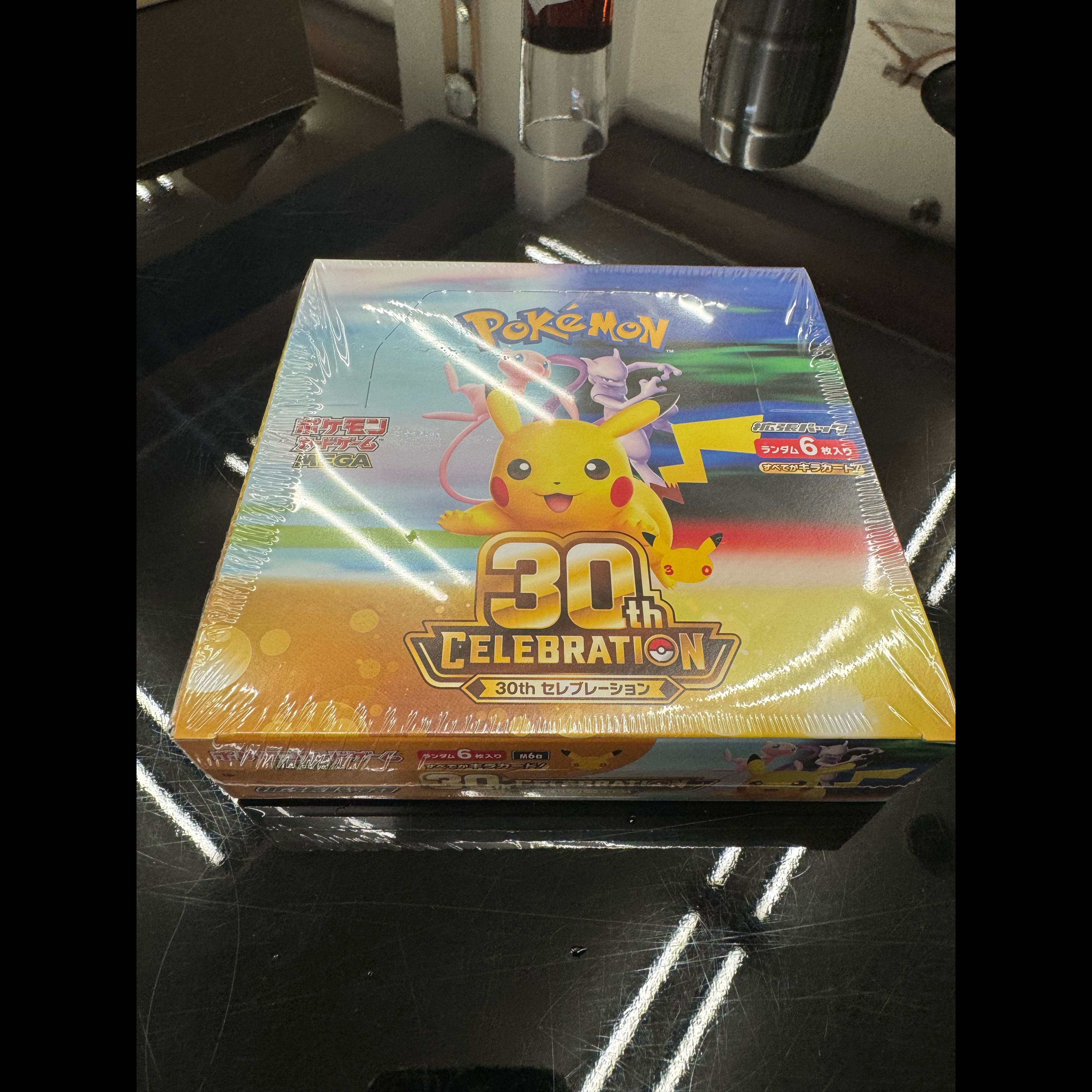 Pokémon Card Game 30th CELEBRATION Unopened Box 1BOX