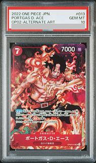 PSA10】ポートガス・D・エース(パラレル) P-SR OP02-013の通販 PSA10】ポートガス・D・エース(パラレル) P-SR OP02-013の通販