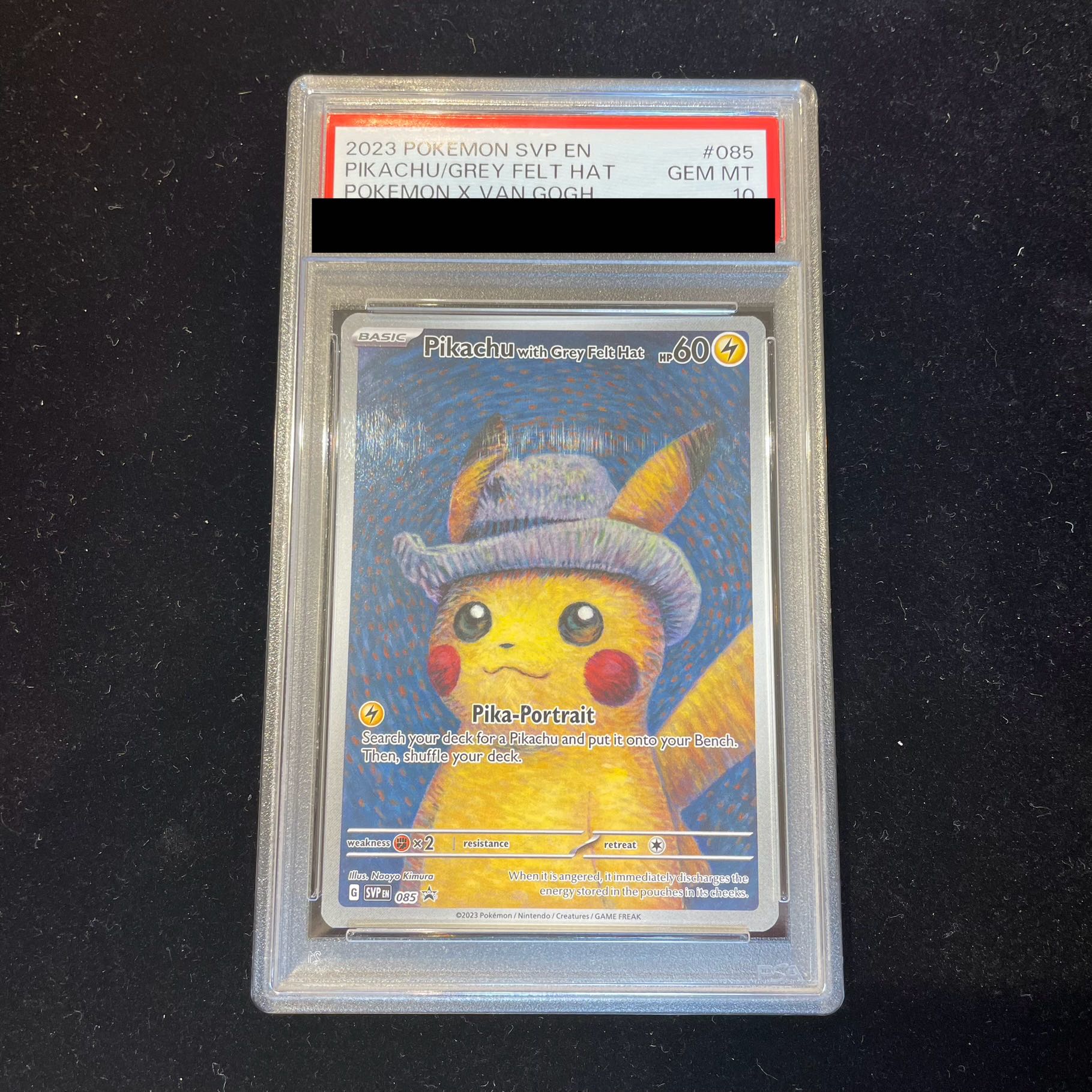 PSA10] Pikachu Van Gogh Promo, Opened PROMO 085/SVP