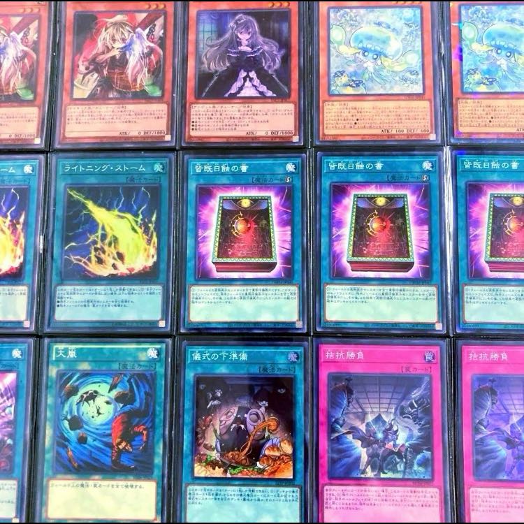 遊戯王【大会用構築！！三重スリーブ！！】光と闇の儀式デッキ４０枚　ＥＸ&サイドデッキ１５枚 1枚
