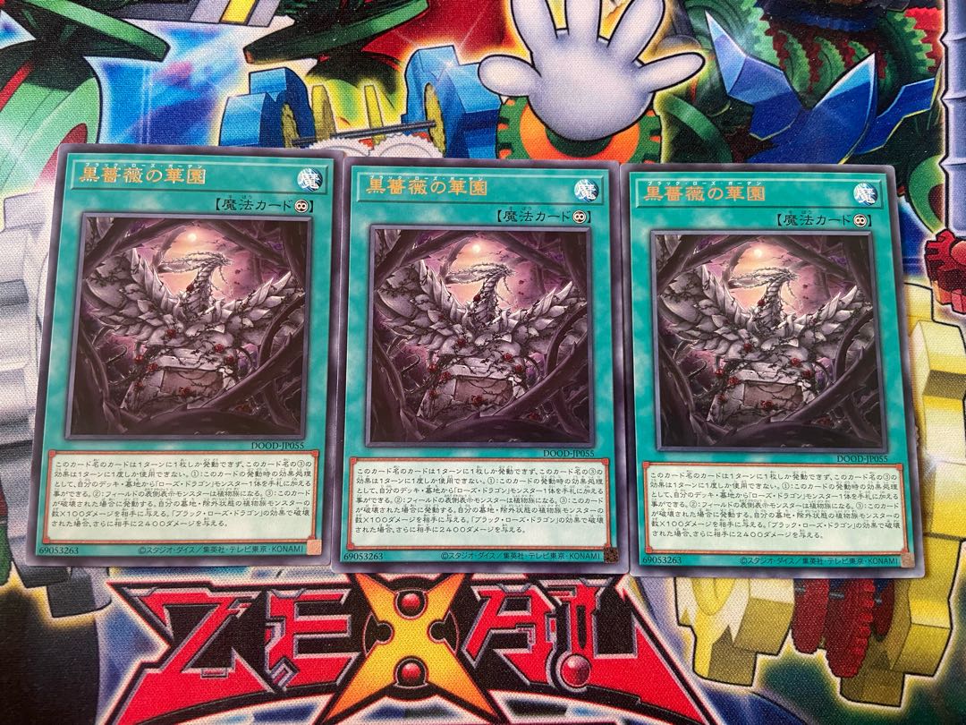 Y-3395 黒薔薇の華園 レア DOOD-JP055