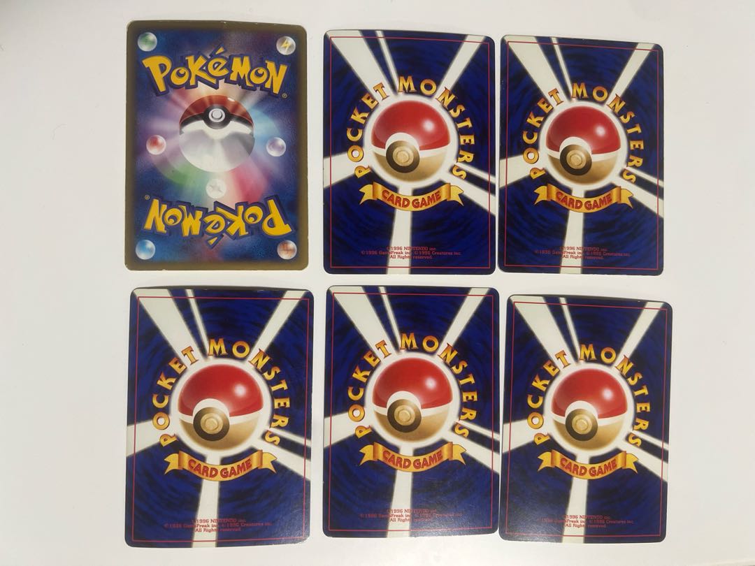 Pokemon card old back plus extras