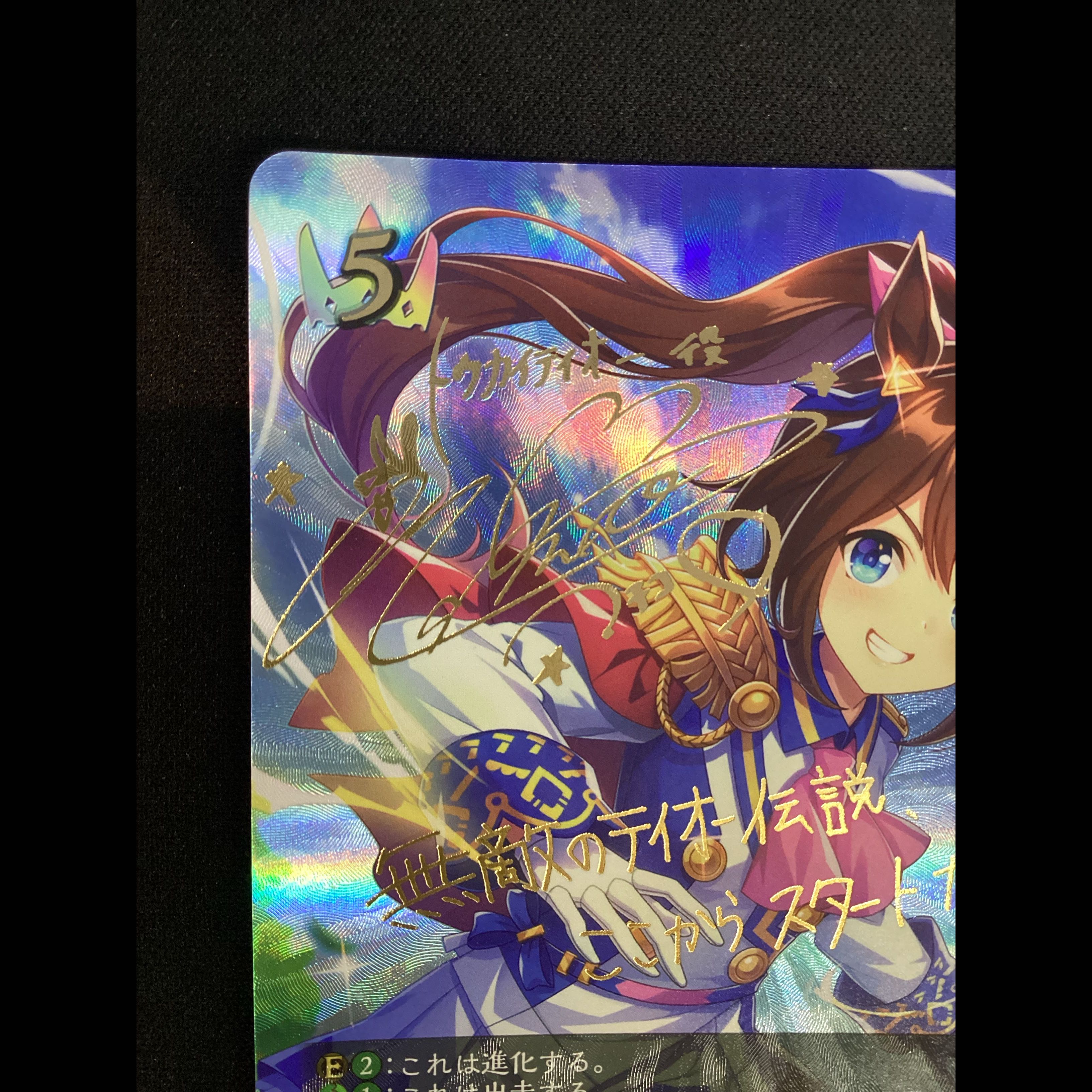 ① (傷有り) トウカイテイオー(サイン入り) SP CP01-SP04 1枚