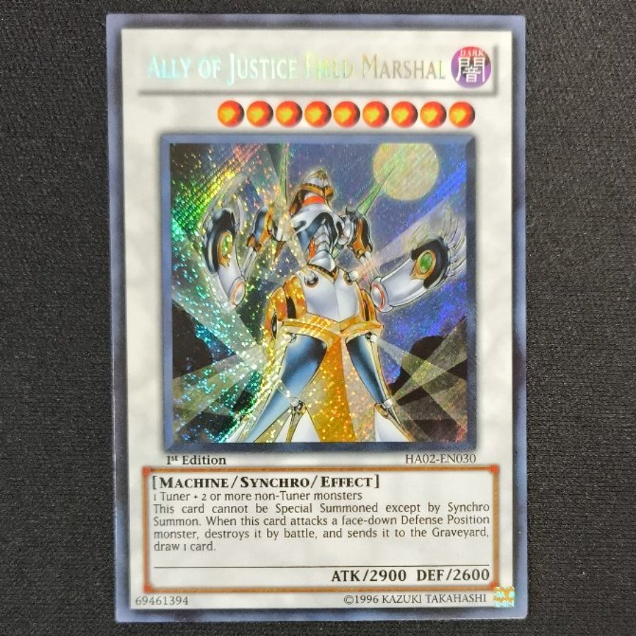 A.O.J. Field Marshal English Secret HA02-EN030 Yu-Gi-Oh! 1枚