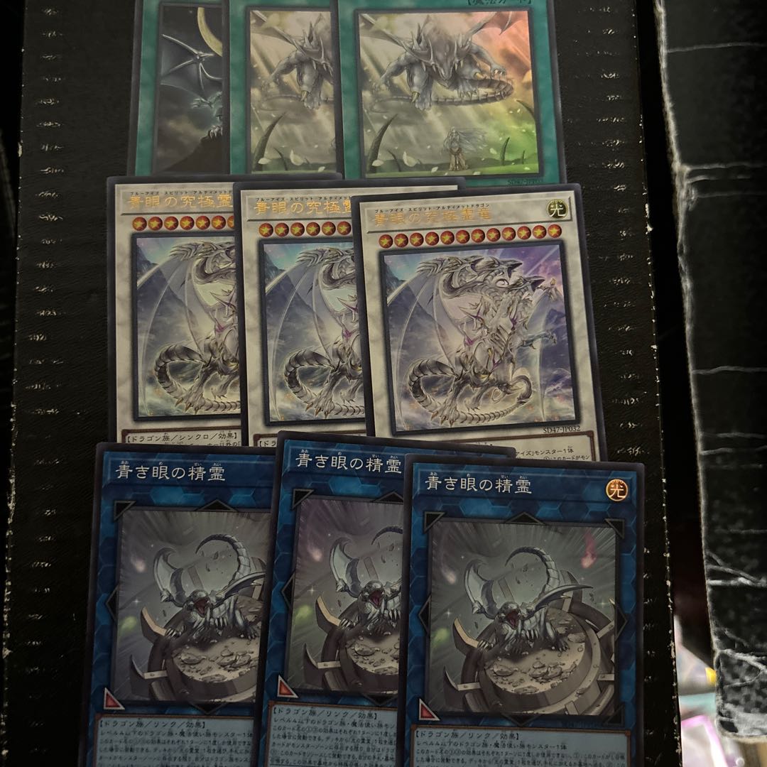 青き眼の祈り スーパーレア SD47-JPP03 1枚