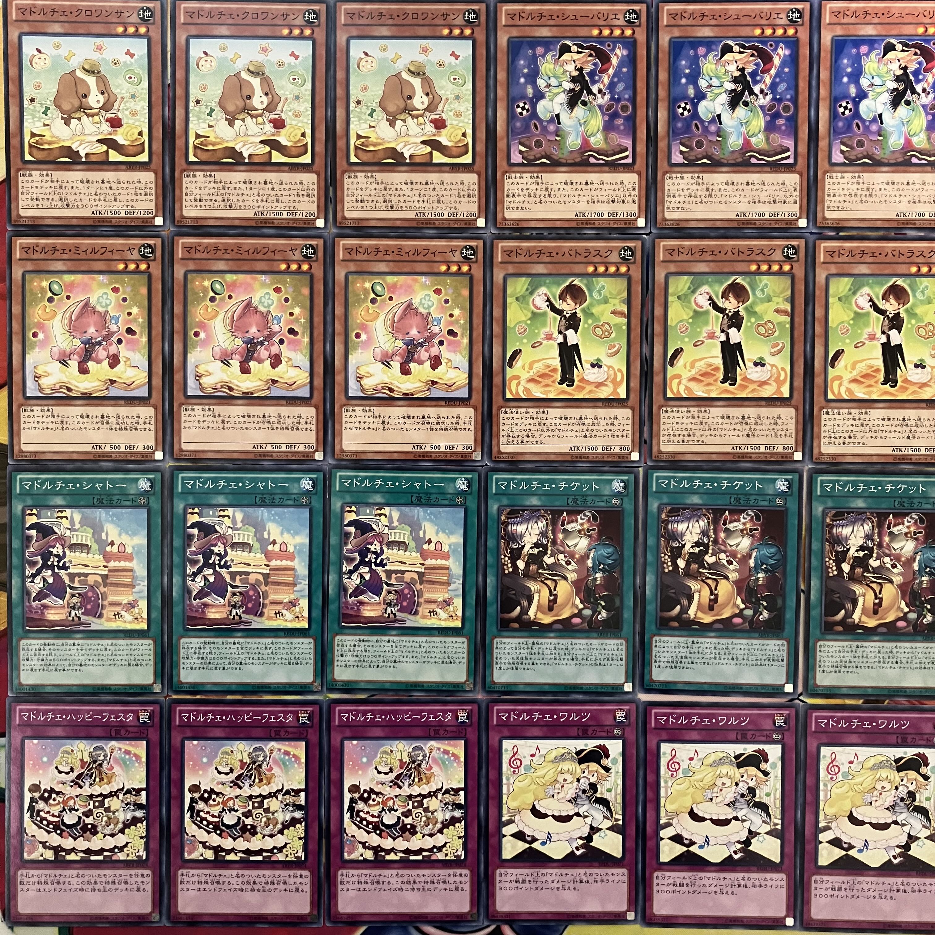Madolce deck parts Yu-Gi-Oh!