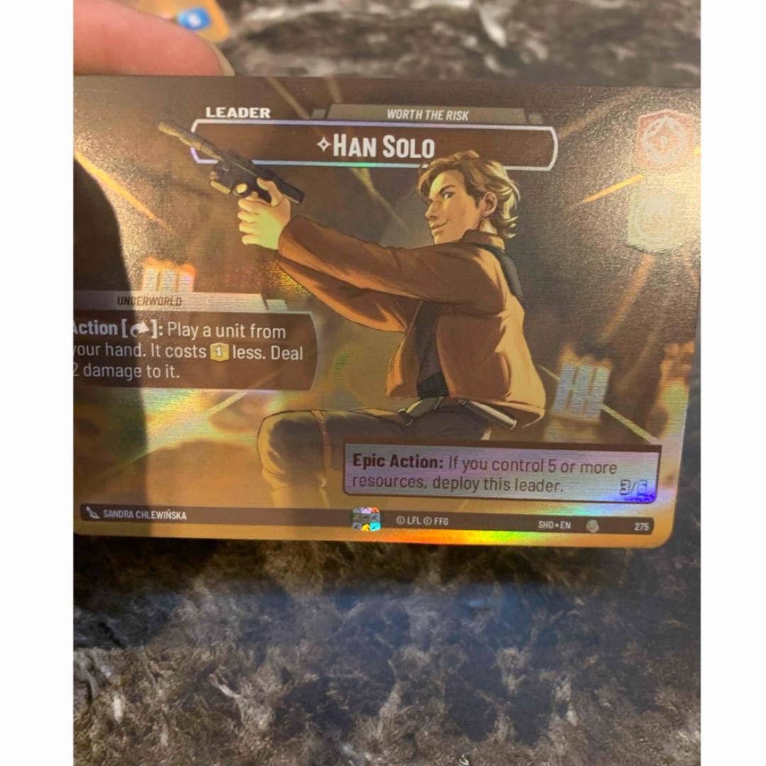 Star Wars Unlimited Showcase Mandalorin Han Solo 275 1枚