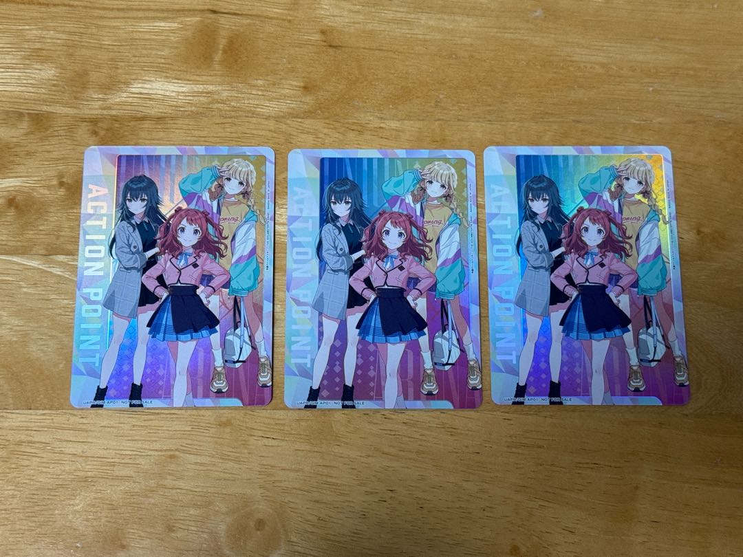 学園アイドルマスター　APカード　3枚 3枚