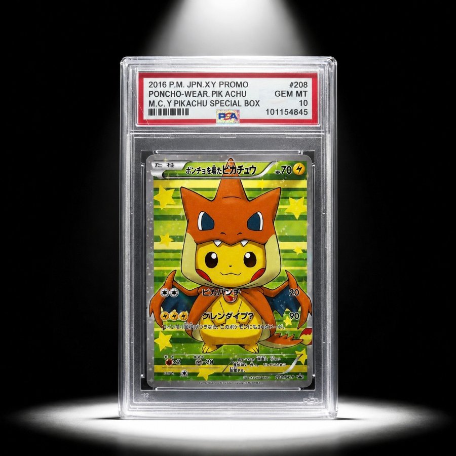 PSA10 Pikachu in a Poncho Mega Charizard Y 208/XY-P PSA10 2016   1枚