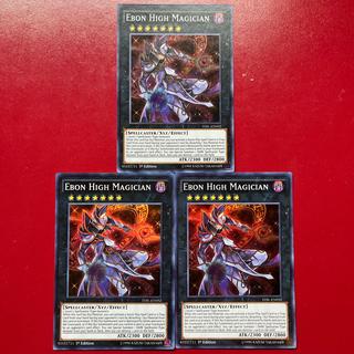 Yu-Gi-Oh! Ebon High Magician [TDIL] Umi International Edition Super 3-Card Set 3枚